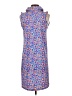 Assorted Brands Animal Print Blue Casual Dress Size S - photo 2
