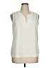 Nic + Zoe 100% Polyester Ivory Sleeveless Blouse Size XL - photo 1