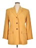 Kasper A.S.L. 100% Silk Yellow Silk Blazer Size 14 - photo 1
