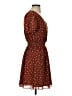 Madewell 100% Polyester Polka Dots Brown Casual Dress Size XXS - photo 4