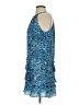 Ramy Brook 100% Polyester Animal Print Blue Cocktail Dress Size S - photo 5