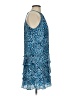 Ramy Brook 100% Polyester Animal Print Blue Cocktail Dress Size S - photo 4