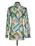 Talbots 100% Cotton Print Teal Long Sleeve Blouse Size S - photo 2