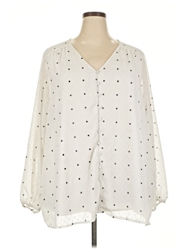 Lane Bryant 3/4 Sleeve Blouse
