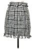 Zara Houndstooth Gray Casual Skirt Size XS - photo 2