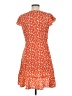 Pink Martini 100% Polyester Print Orange Casual Dress Size M - photo 2