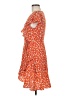 Pink Martini 100% Polyester Print Orange Casual Dress Size M - photo 5