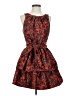 Eva Franco 100% Polyester Paisley Red Cocktail Dress Size 4 - photo 1