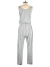 Ambiance Solid Gray Jumpsuit Size M - photo 2