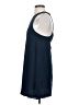 Wayne 100% Silk Solid Blue Casual Dress Size 0 - photo 5