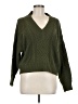 Unbranded Solid Green Pullover Sweater Size M (estimated) - photo 1