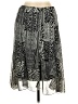 Ninety 100% Polyester Paisley Gray Casual Skirt Size L (petite) - photo 1
