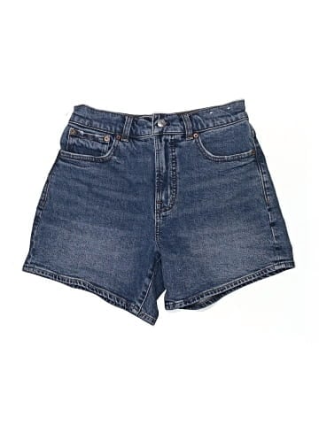 Madewell The Perfect Vintage Mid-Length Jean Short in Manton Wash (view 1)