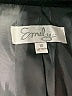 Emily... 100% Polyester Black Blazer Size 10 - photo 3