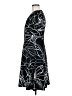 DKNY 100% Polyester Graphic Black Casual Dress Size 6 - photo 5