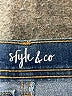 Style&Co Solid Blue Jeans Size 2PS - photo 7