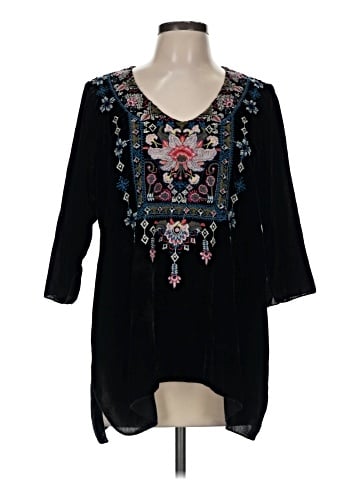 Johnny Was 3/4 Sleeve Blouse (view 1)