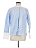 Unsubscribed 100% Cotton Blue Long Sleeve Blouse Size M - photo 1