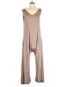 Albion Solid Brown Jumpsuit Size M - photo 1