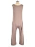 Albion Solid Brown Jumpsuit Size M - photo 2