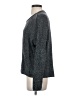 Valette Metallic Gray Pullover Sweater Size S - photo 5
