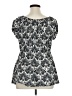Max Edition Black Short Sleeve Blouse Size XL - photo 2