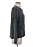 Valette Metallic Gray Pullover Sweater Size S - photo 4
