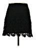 Express 100% Polyester Black Casual Skirt Size 0 - photo 2