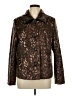Erin 100% Polyester Animal Print Brown Jacket Size L - photo 1