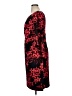 Connected Apparel Print Red Cocktail Dress Size 16W - photo 5