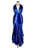 Sherri Hill 100% Polyester Blue Cocktail Dress Size 12 - photo 1