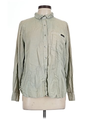 CALVIN KLEIN JEANS Long Sleeve Button-Down Shirt (view 1)