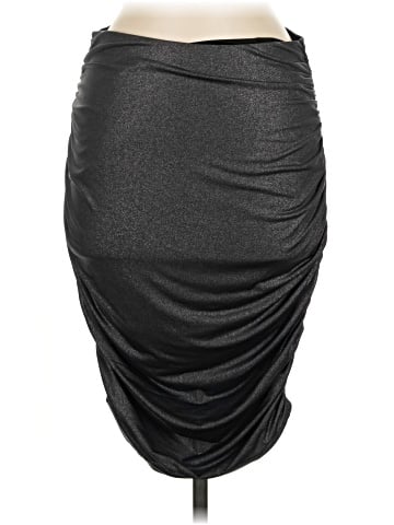Express Faux Leather Skirt (view 1)