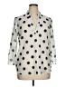 Truth NYC 100% Polyester Polka Dots Ivory 3/4 Sleeve Blouse Size XL - photo 1