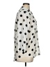 Truth NYC 100% Polyester Polka Dots Ivory 3/4 Sleeve Blouse Size XL - photo 4