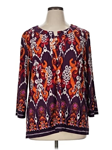 Ruby Rd. 3/4 Sleeve Blouse (view 1)