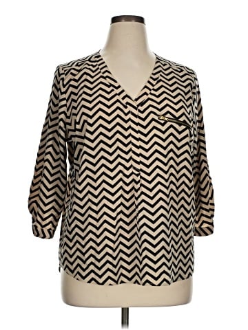 Tacera 3/4 Sleeve Blouse (view 1)