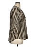 Tacera 100% Polyester Chevron-herringbone Brown 3/4 Sleeve Blouse Size XL - photo 4
