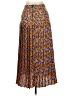 Next Print Orange Casual Skirt Size 10 Petite - photo 2