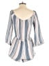 one the land Stripes Blue Romper Size S - photo 2