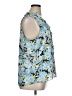 Vince Camuto 100% Polyester Blue Sleeveless Blouse Size XL - photo 4