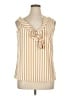 Camilyn Beth Gold Sleeveless Blouse Size XL - photo 1