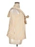Camilyn Beth Gold Sleeveless Blouse Size XL - photo 4