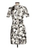 Le Superbe Metallic Silver Cocktail Dress Size 10 - photo 2