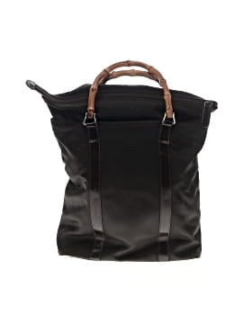 Gucci Vintage Canvas Bamboo Handle Tote (view 2)