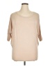 Toska Tan 3/4 Sleeve Top Size 0X - photo 1