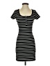 No Comment Stripes Black Casual Dress Size S - photo 1