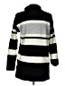 Talbots Stripes Black Turtleneck Sweater Size L - photo 2