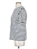 Zara Stripes White Short Sleeve Top Size S - photo 5