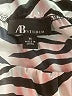 AB Studio 100% Polyester Animal Print Black Sleeveless Blouse Size M - photo 7